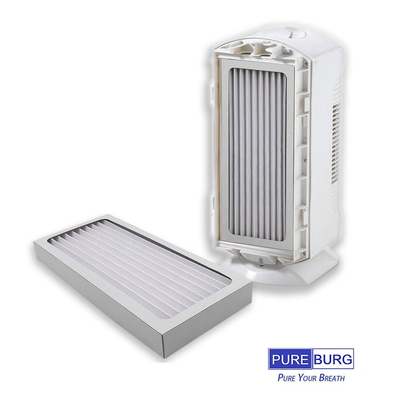 PUREBURG 990051000 Replacement True HEPA Filter Compatible with Hamilton Beach TrueAir 04383 04384 04385 04386 Compact Pet Air Purifiers,H13 2-Pack - Image 2